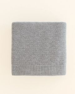 Hvid blanket Dora Grey Melange