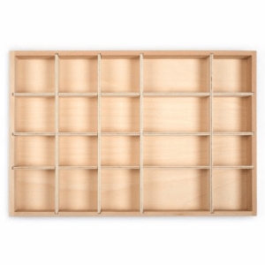 Sorteerbak van Grapat met 20 vakken