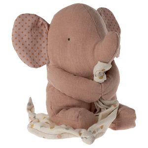 Muziekknuffel Olifant Old Rose