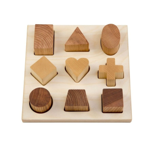 Naturel houten vormenpuzzel Wooden Story