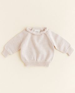 Hvid Sweater Georgette Cream