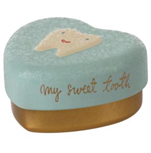 Maileg tandendoosje blauw mint