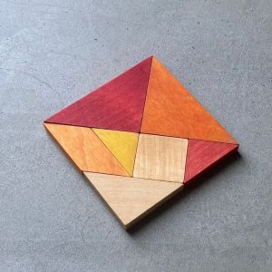 Wooden Story Houten Tangram Warm